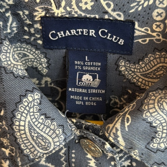 Charter Club Light Weight Button Down Jacket - Picture 3 of 8